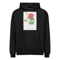 Black Hoodie French Rose Also Known As Ordinary Provins Rosebush Rosa Galluca Offuenalis Signature