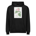 Black Hoodie Rosa Bifera Officinalis Also Known As Rose Of Perfume Signature