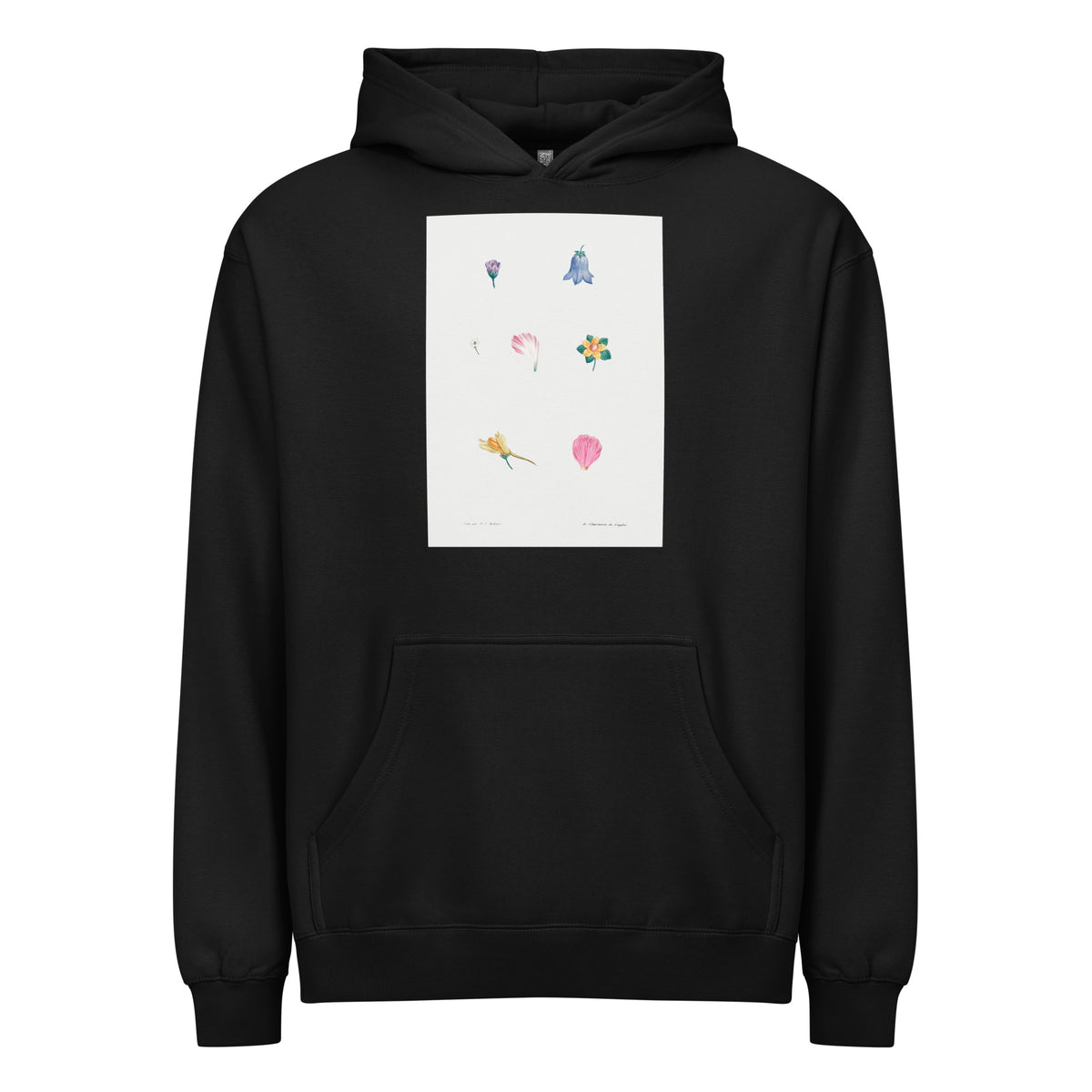 Black Hoodie Flower Set Redoute 1759 II Signature