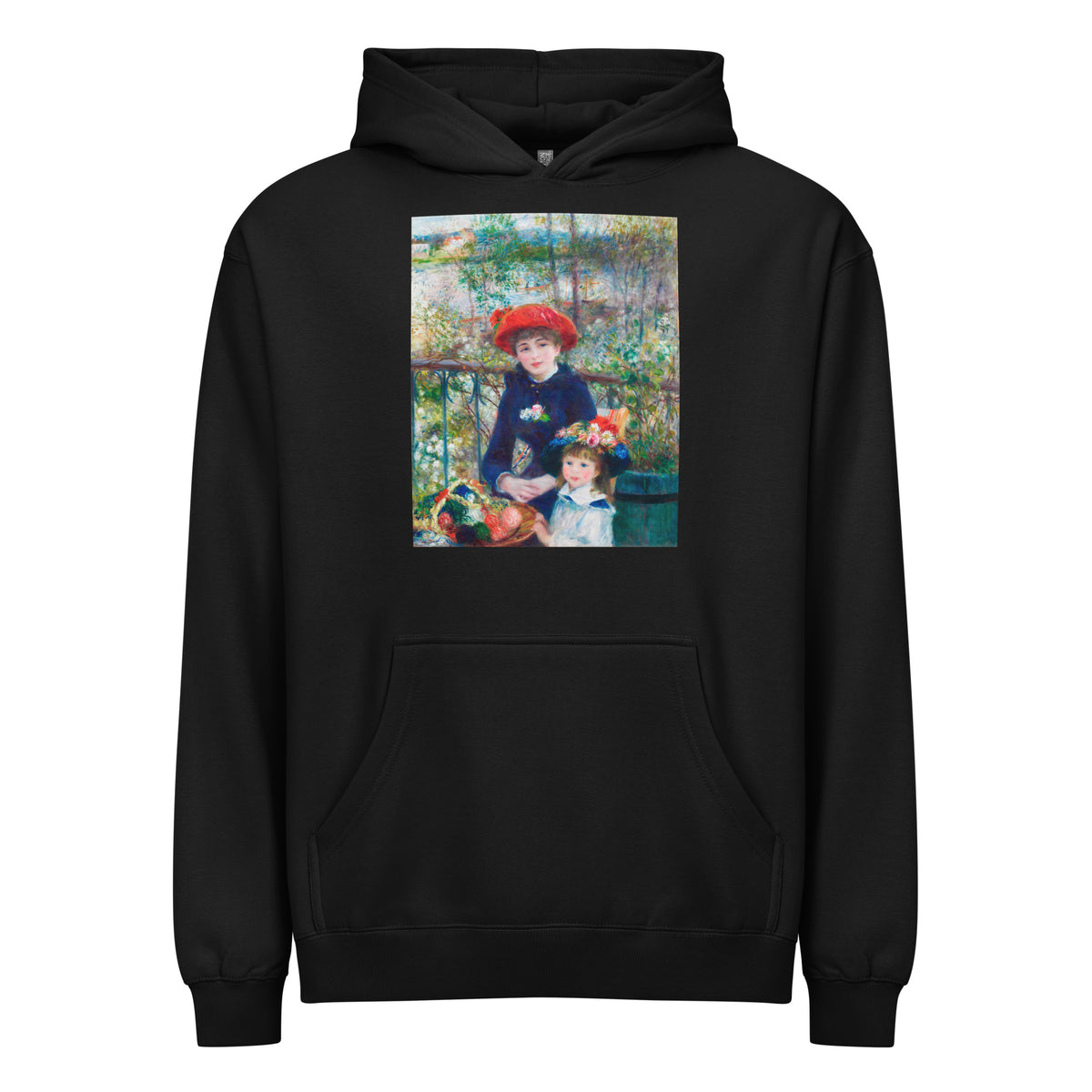 Black Hoodie Two Sisters On The Terrace Signature