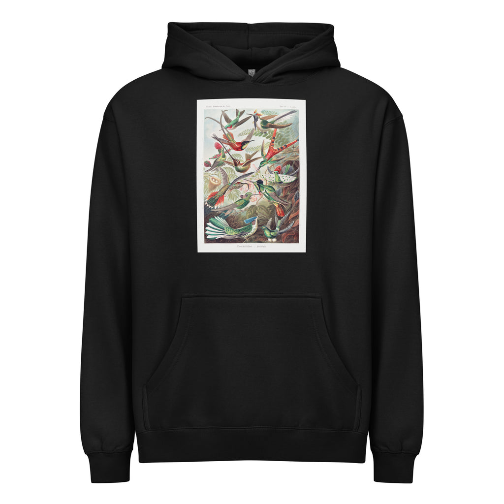 Black Hoodie Trochilidae Kolibris Signature