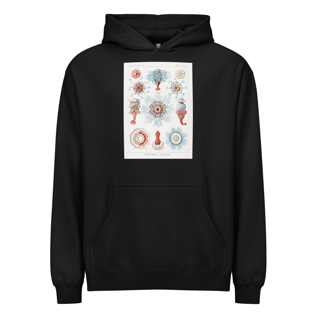 Black Hoodie Siphonophorae Staatsquallen Signature