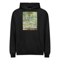 Black Hoodie Bridge Over A Pond Of Water Lilies Signature