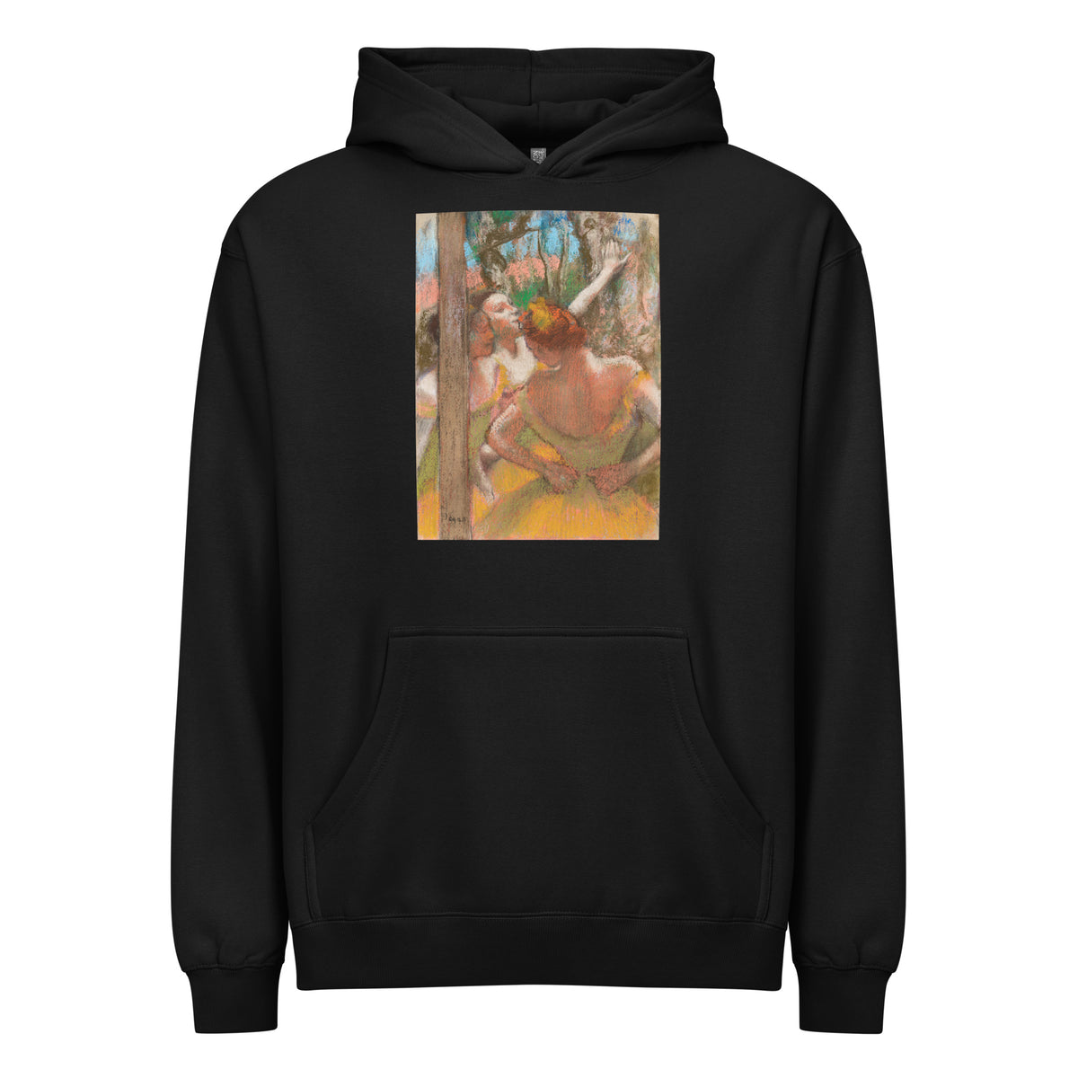 Black Hoodie Dancers Painting In High Resolution Signature