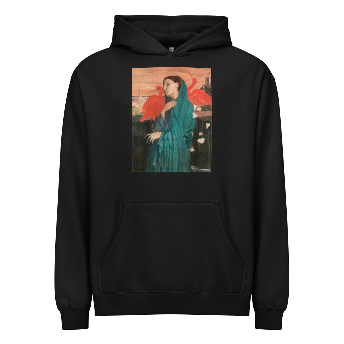 Black Hoodie Young Woman With Ibis Painting In High Resolution Signature