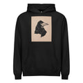 Black Hoodie Raven Head Print In High Resolution Signature