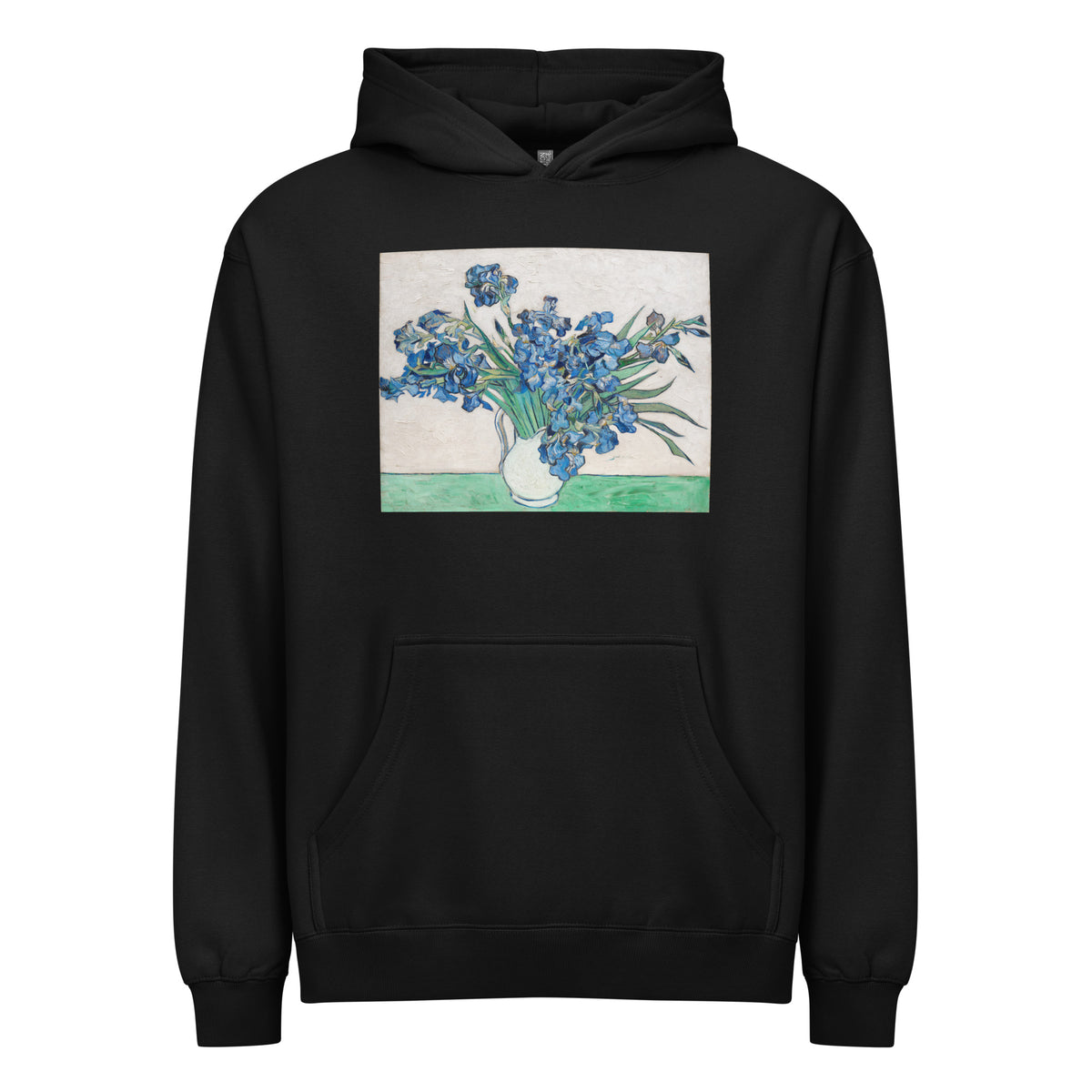 Black Hoodie Vincent Van Gogh S Irises Signature