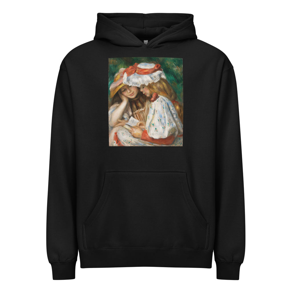 Black Hoodie Two Girls Reading C 1890 1891 Signature