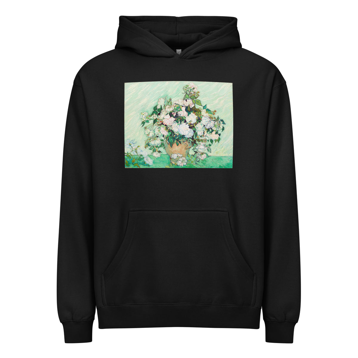 Black Hoodie Roses Van Gogh Nga Signature