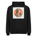 Black Hoodie Stained Glass Fouquet Mucha VIII Signature