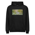 Black Hoodie Water Lilies Signature