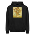 Black Hoodie Vincent Van Gogh S Sunflowers Famous Still Life Painting Signature