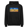 Black Hoodie Vincent Van Gogh S Wheatfield With Crows Famous Landscape Painting Signature