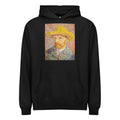 Black Hoodie Self-Portrait With A Straw Hat Signature