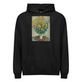 Black Hoodie Jerusalem Artichoke Flowers Signature