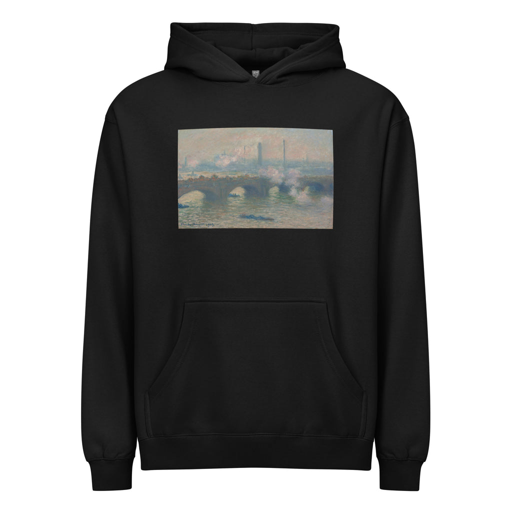 Black Hoodie Waterloo Bridge Gray Day Signature