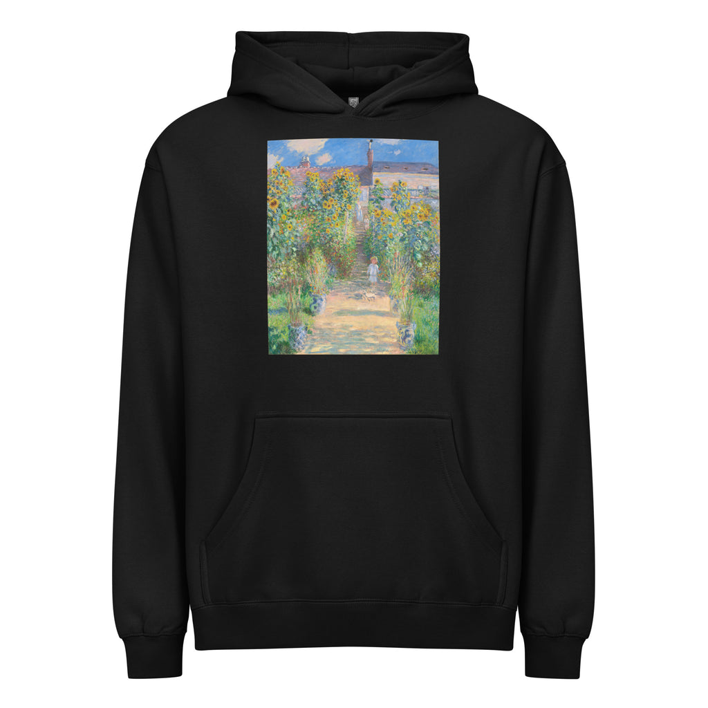 Black Hoodie The Artist S Garden At Vetheuil Signature