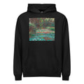 Black Hoodie Water Lily Pond Signature