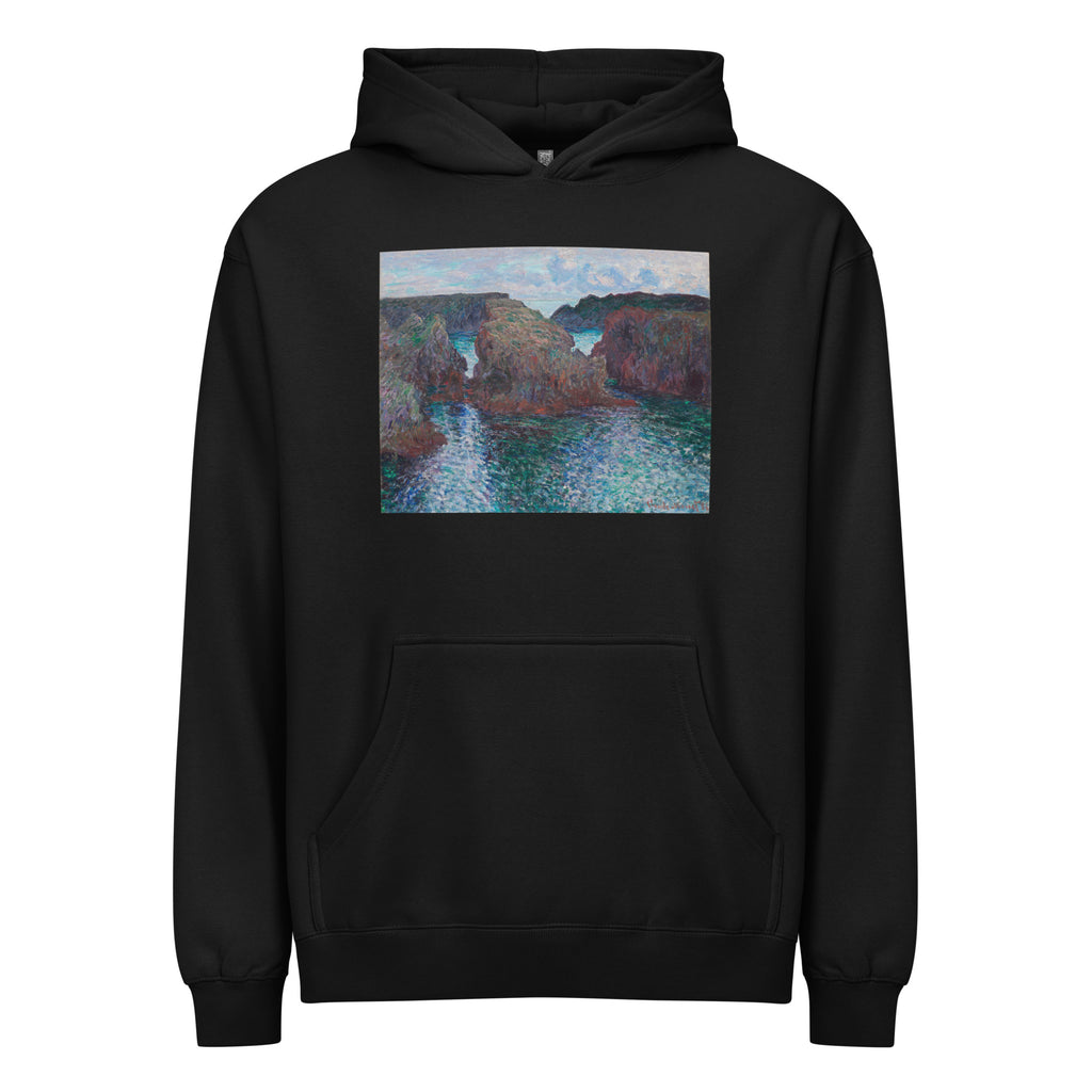 Black Hoodie Rocks At Port-Goulphar Belle- Icirc Le Signature