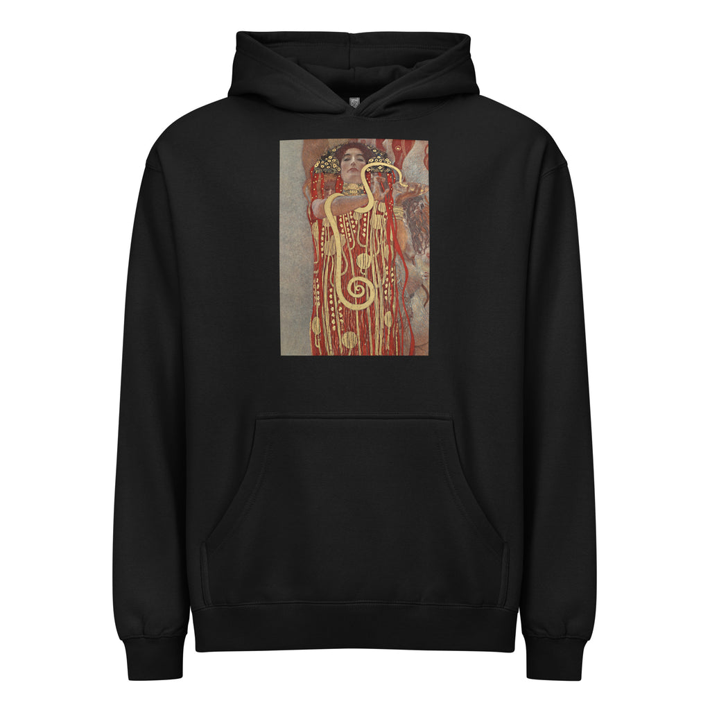 Black Hoodie Gustav Klimt Hygieia Famous Painting Signature