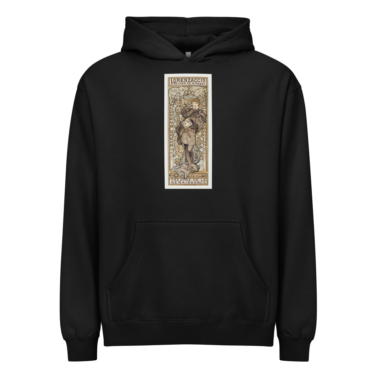 Black Hoodie Lorenzaccio Piece En V Actes D Alfred De Musset Adaptation De M Armand D Artois Theatre De La Renaissance - Alphonse Maria Mucha 1869 Signature