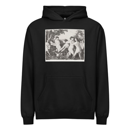 Black Hoodie Bathers Wrestling Signature