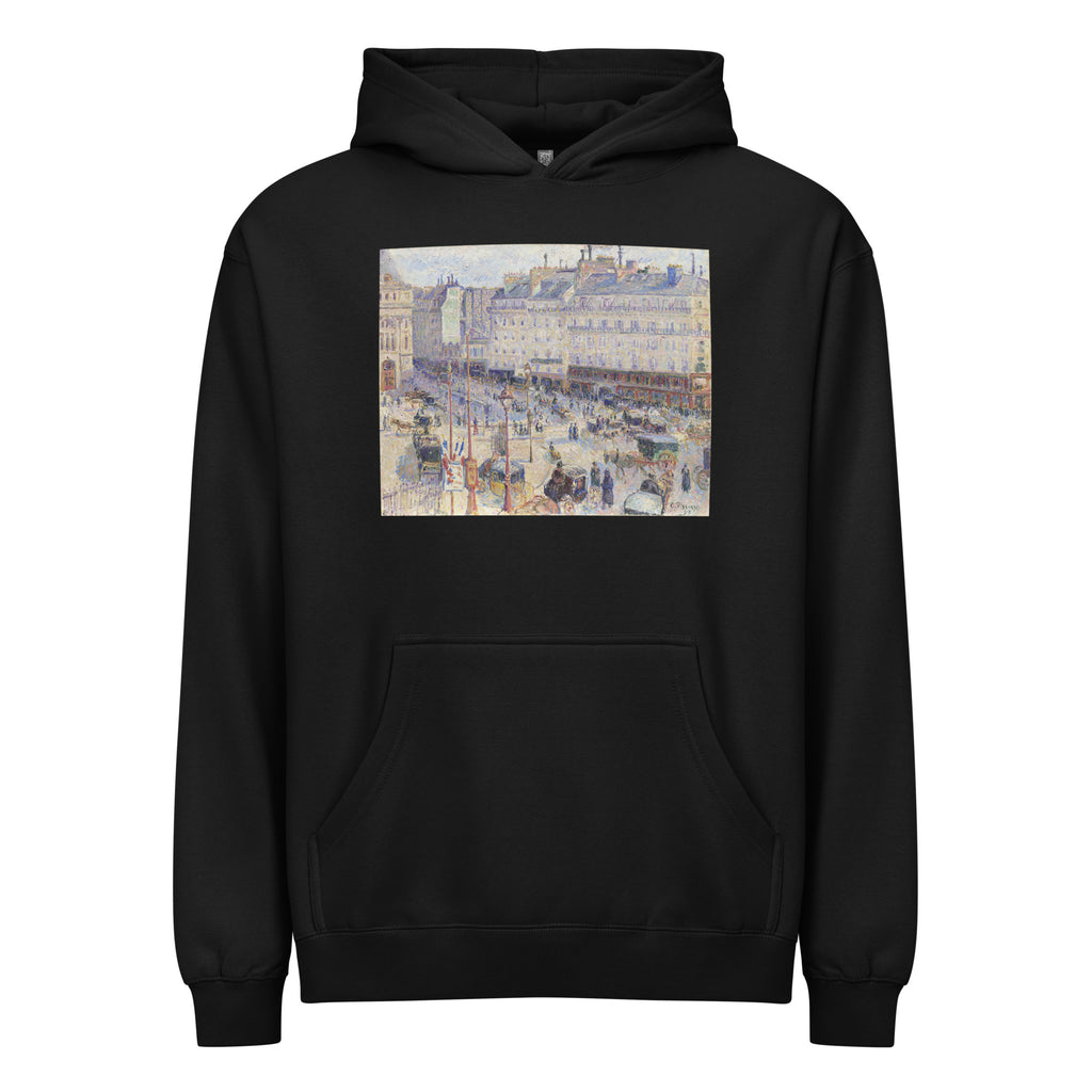 Black Hoodie The Place Du Havre Paris Signature