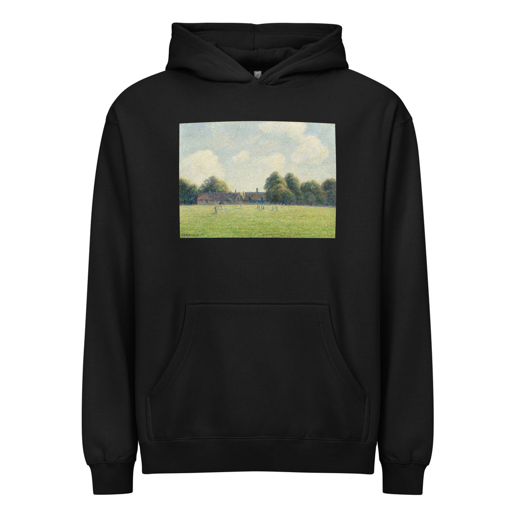 Black Hoodie Hampton Court Green Signature