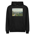 Black Hoodie View Of Saint-Ouen-L Aumone Signature