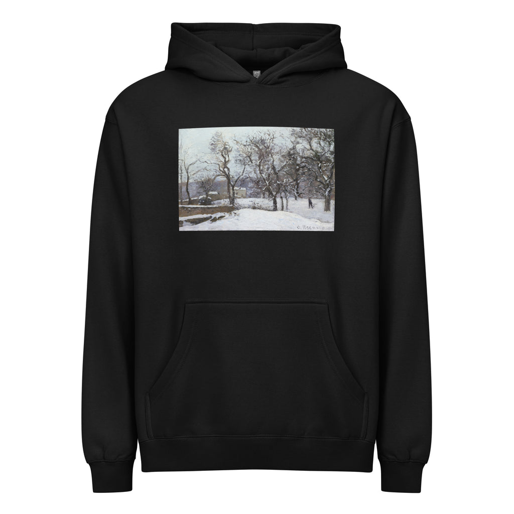 Black Hoodie Snow At Louveciennes Signature