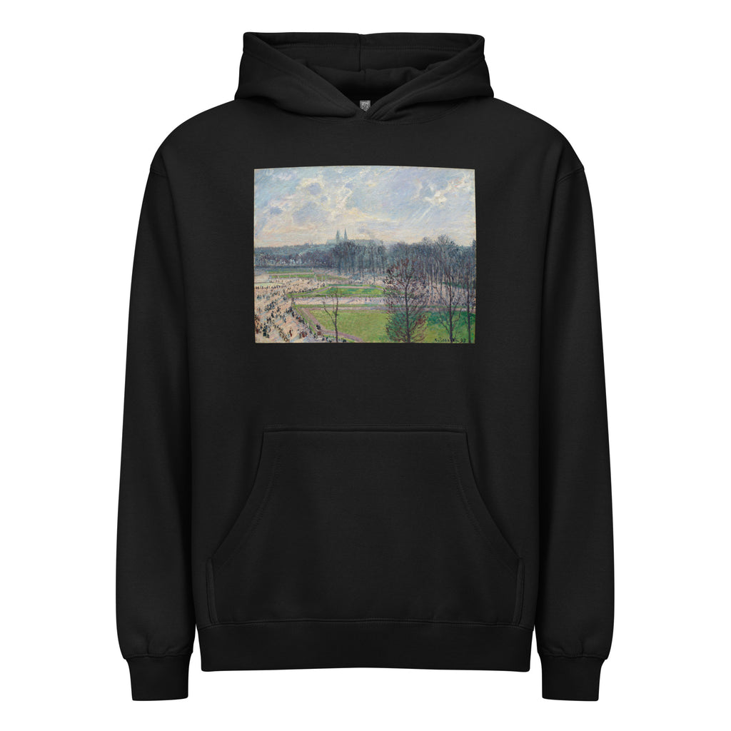 Black Hoodie The Garden Of The Tuileries On A Winter Afternoon Signature