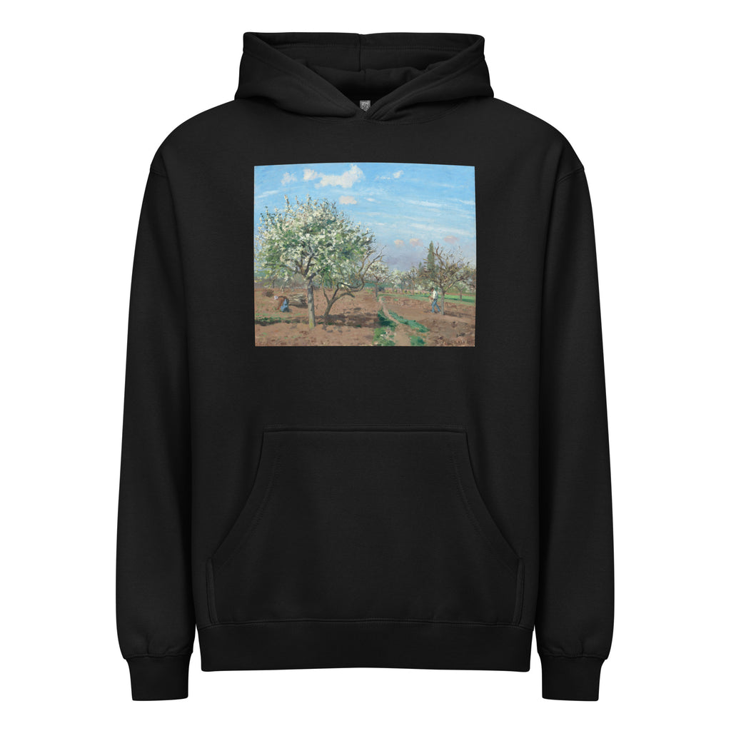 Black Hoodie Orchard In Bloom Louveciennes Signature
