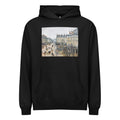 Black Hoodie French Theater Square Paris Painting In High Resolution Signature