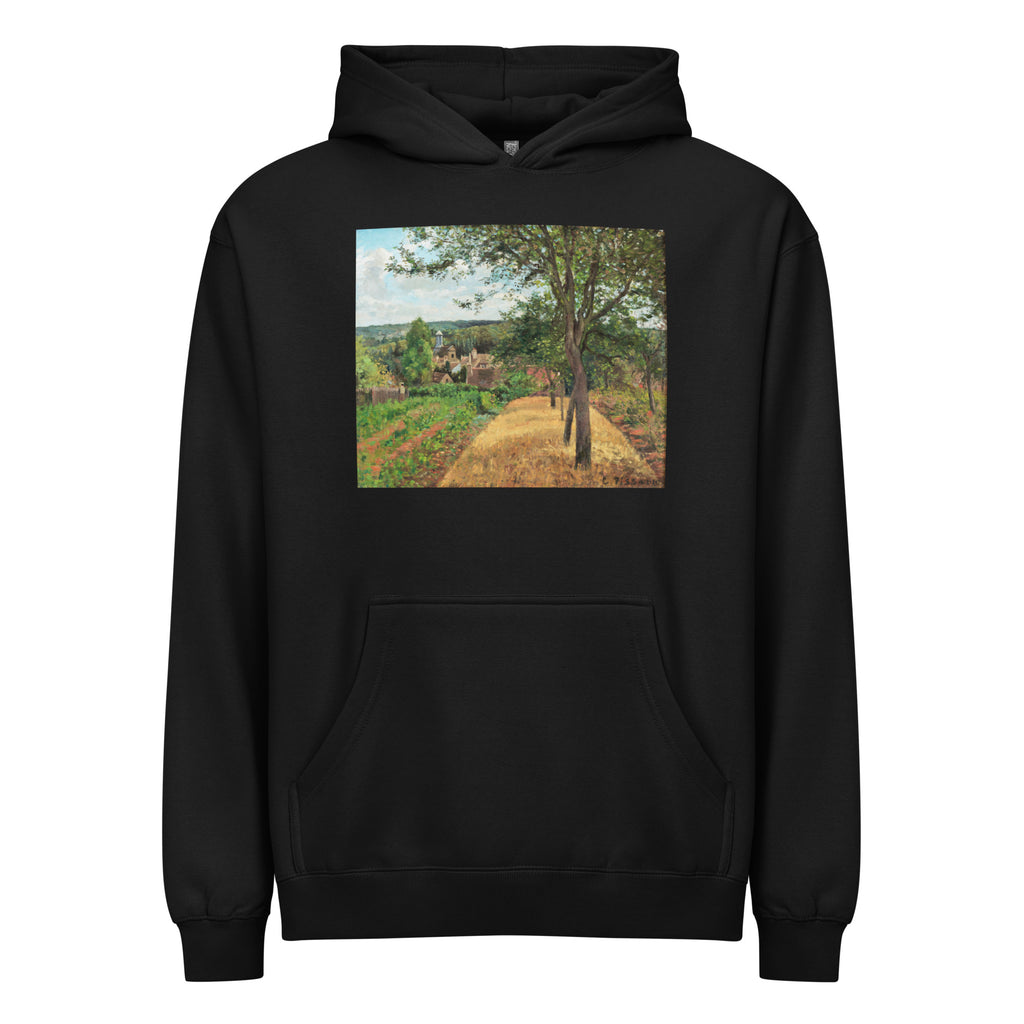 Black Hoodie Orchards At Louveciennes Painting In High Resolution Signature