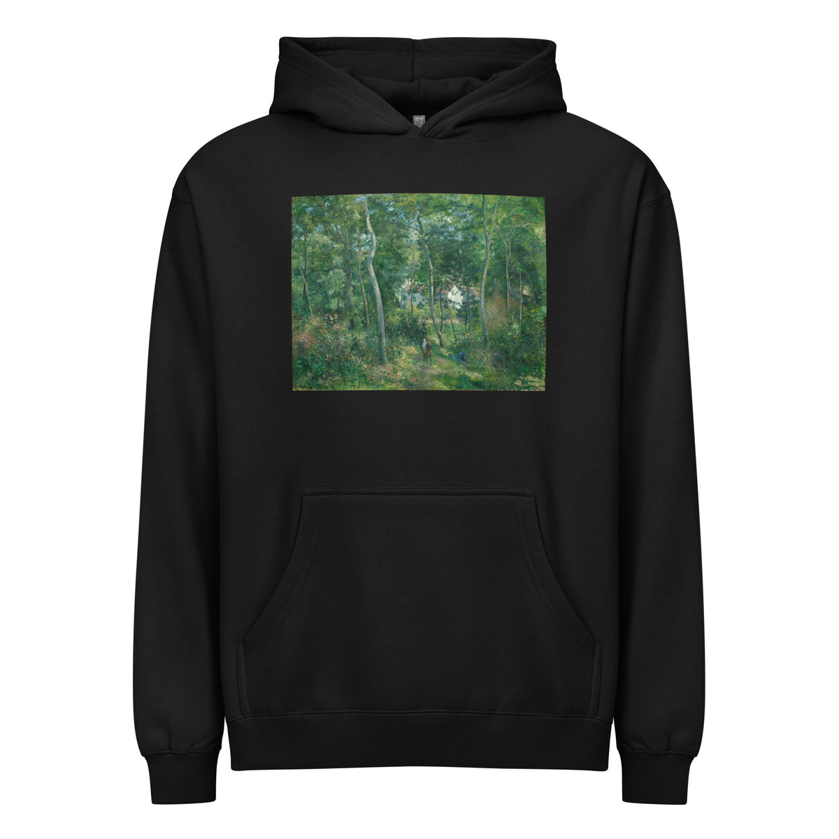 Black Hoodie Edge Of The Woods Near L Hermitage Pontoise Signature