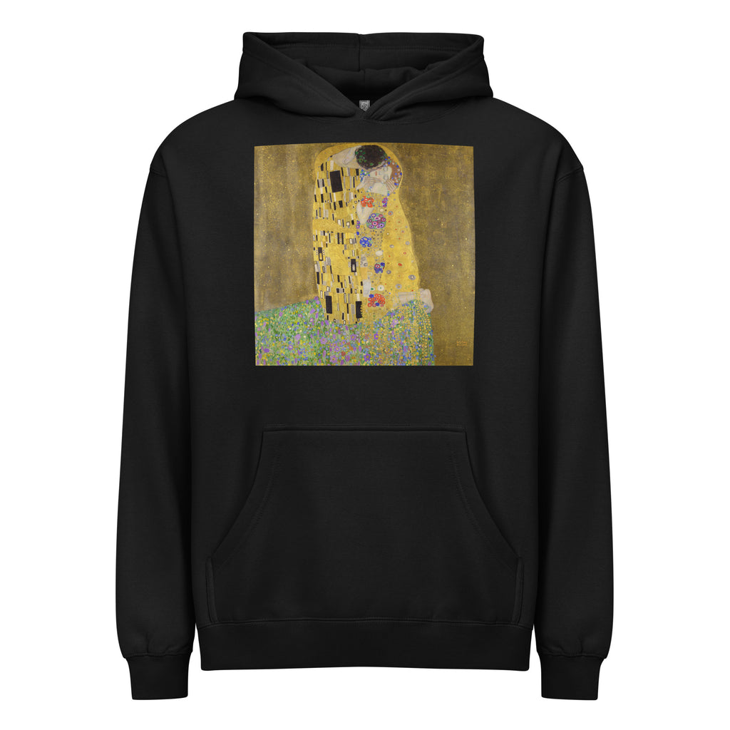 Black Hoodie Gustav Klimt The Kiss Famous Painting Signature