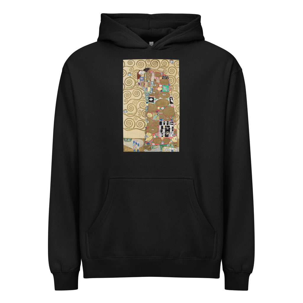 Black Hoodie Gustav Klimt Fulfillment Famous Painting Signature