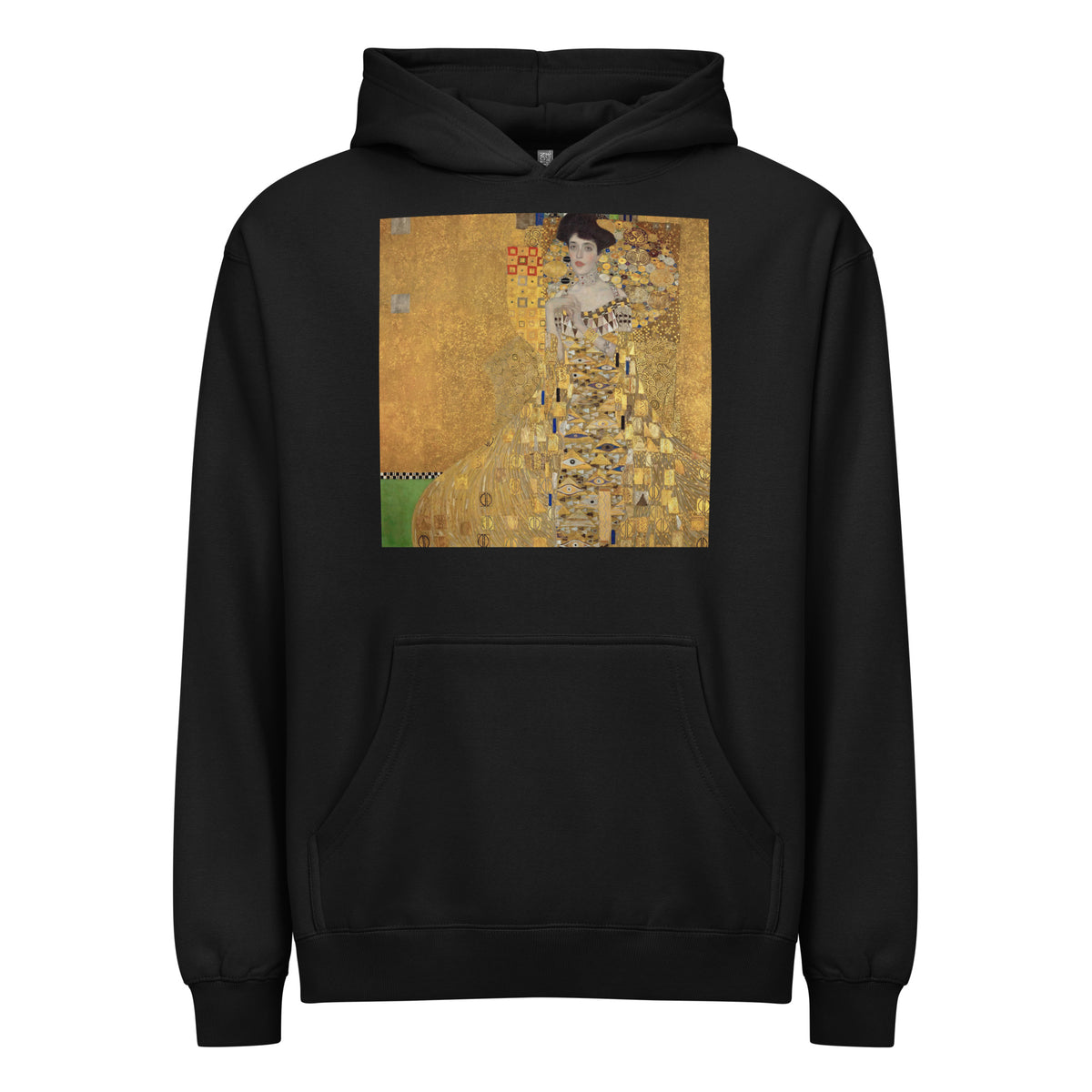 Black Hoodie Gustav Klimt Portrait Of Adele Bloch-Bauer I Famous Painting Signature