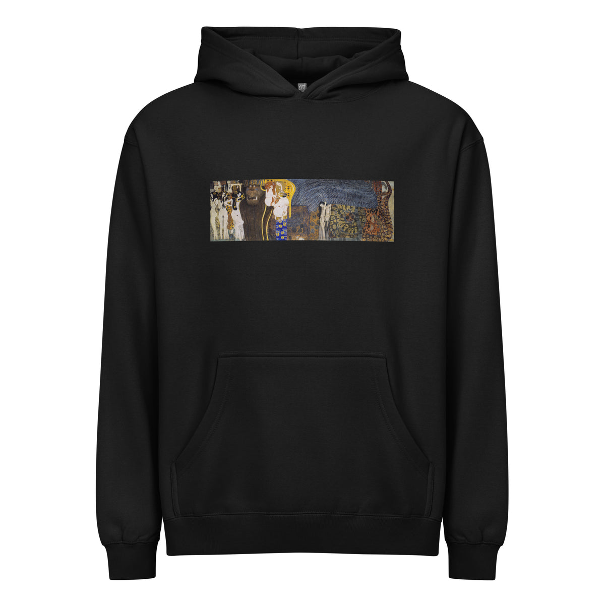 Black Hoodie Gustav Klimt The Hostile Powers Famous Painting Signature