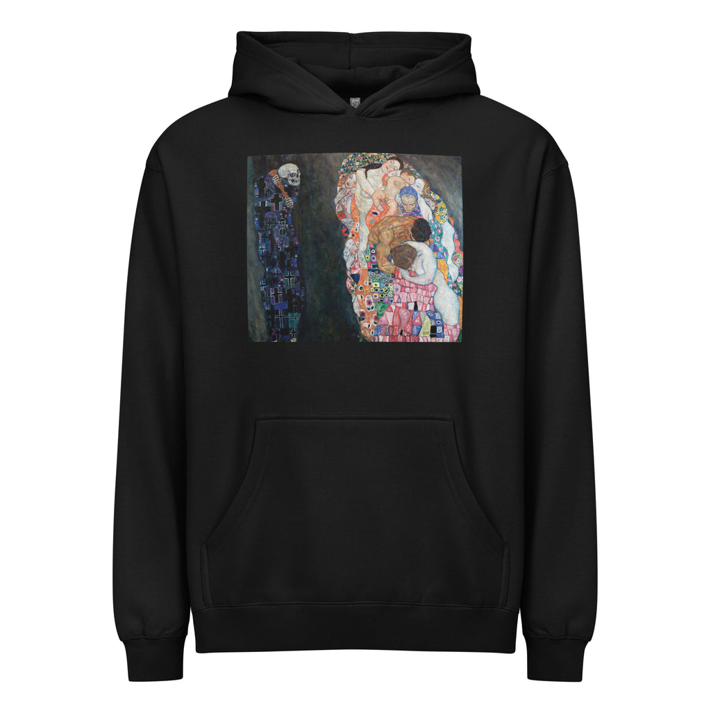 Black Hoodie Gustav Klimt Death And Life Famous Painting Signature