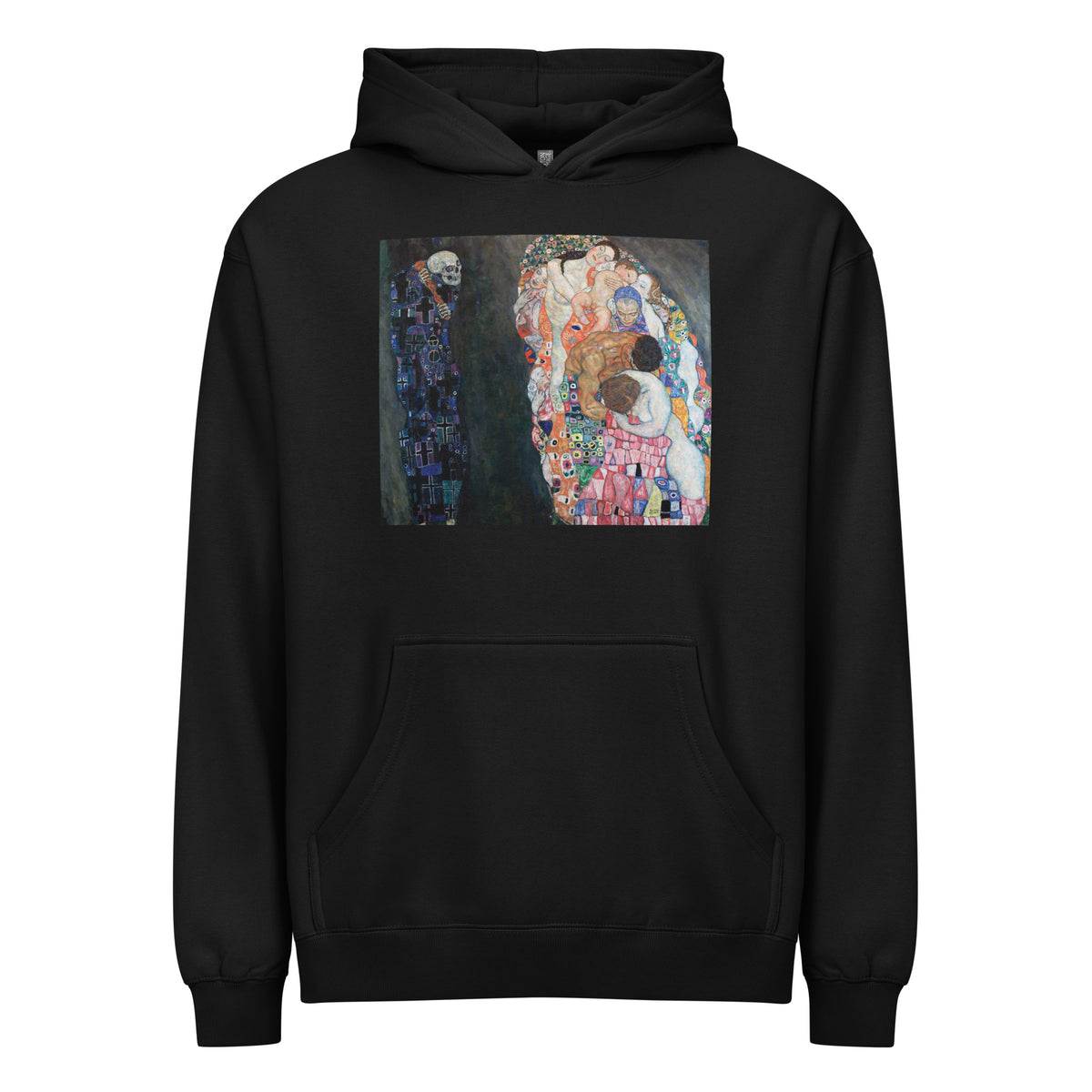 Black Hoodie Gustav Klimt Death And Life Famous Painting Signature