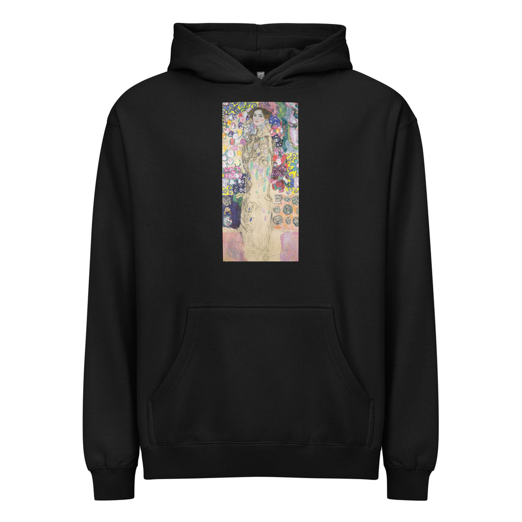 Black Hoodie Gustav Klimt Portrait Of Maria Munk Famous Painting Signature