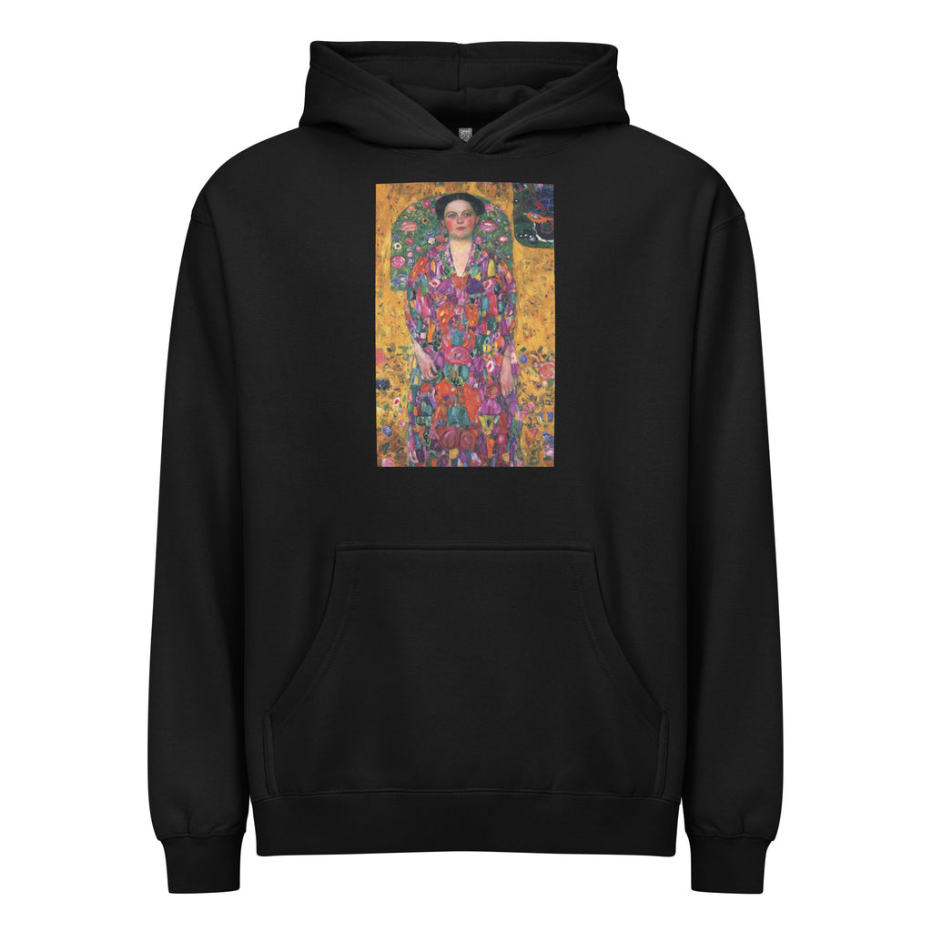 Black Hoodie Gustav Klimt Portrait Of Eugenia Primavesi Famous Painting Signature