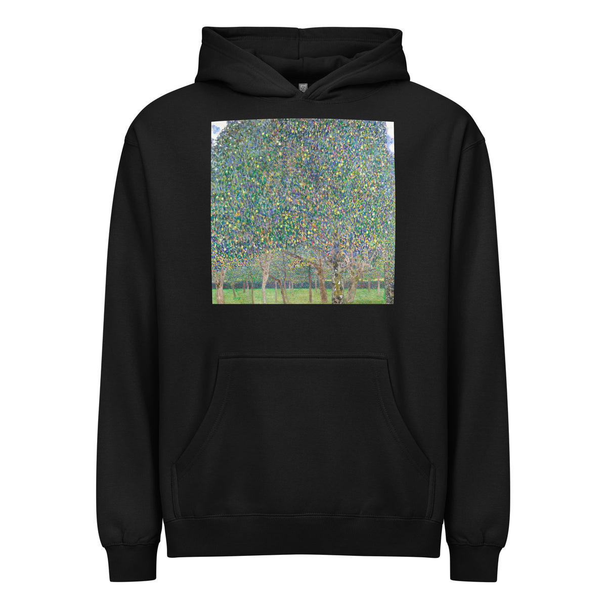 Black Hoodie Gustav Klimt Pear Tree Famous Painting Signature