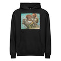 Black Hoodie Two Dancers Half Length Signature