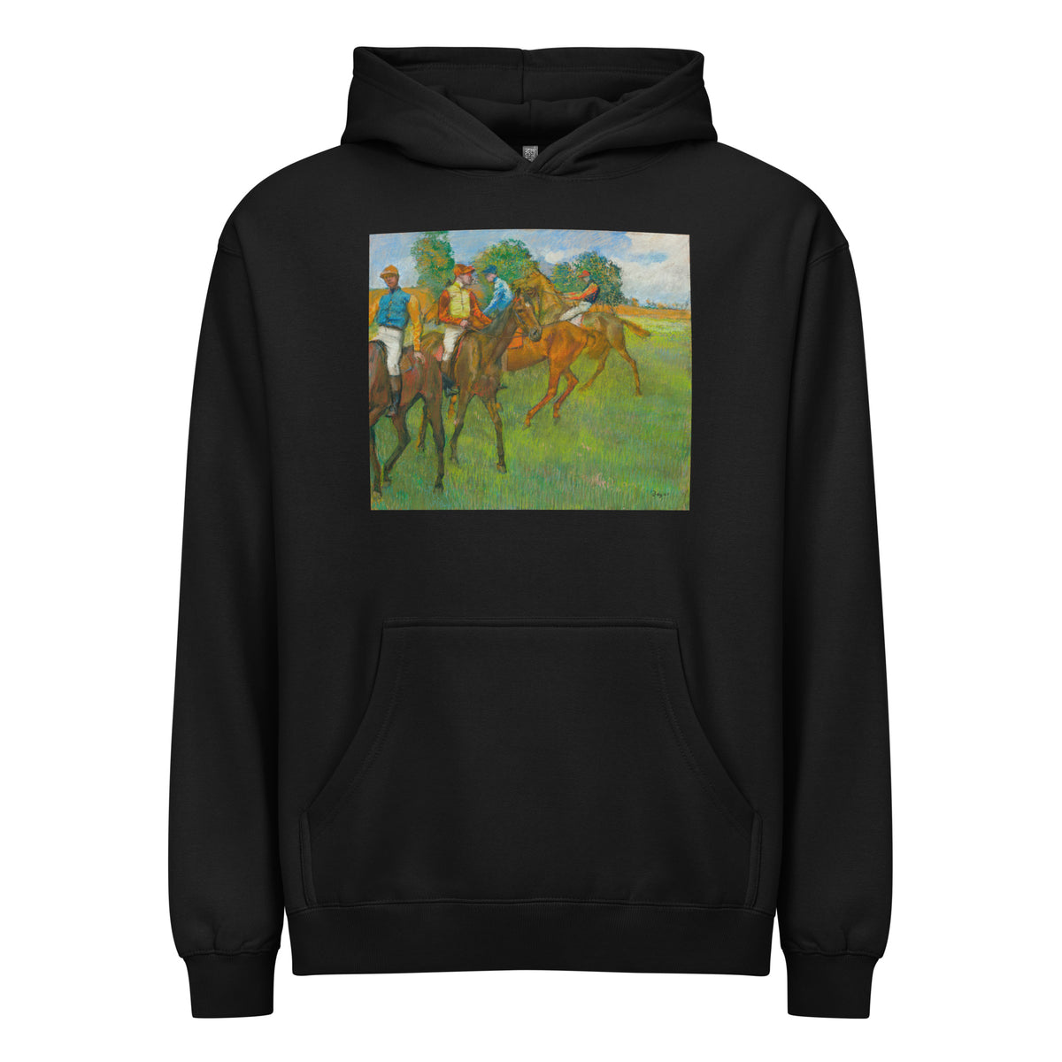 Black Hoodie Before The Race Signature