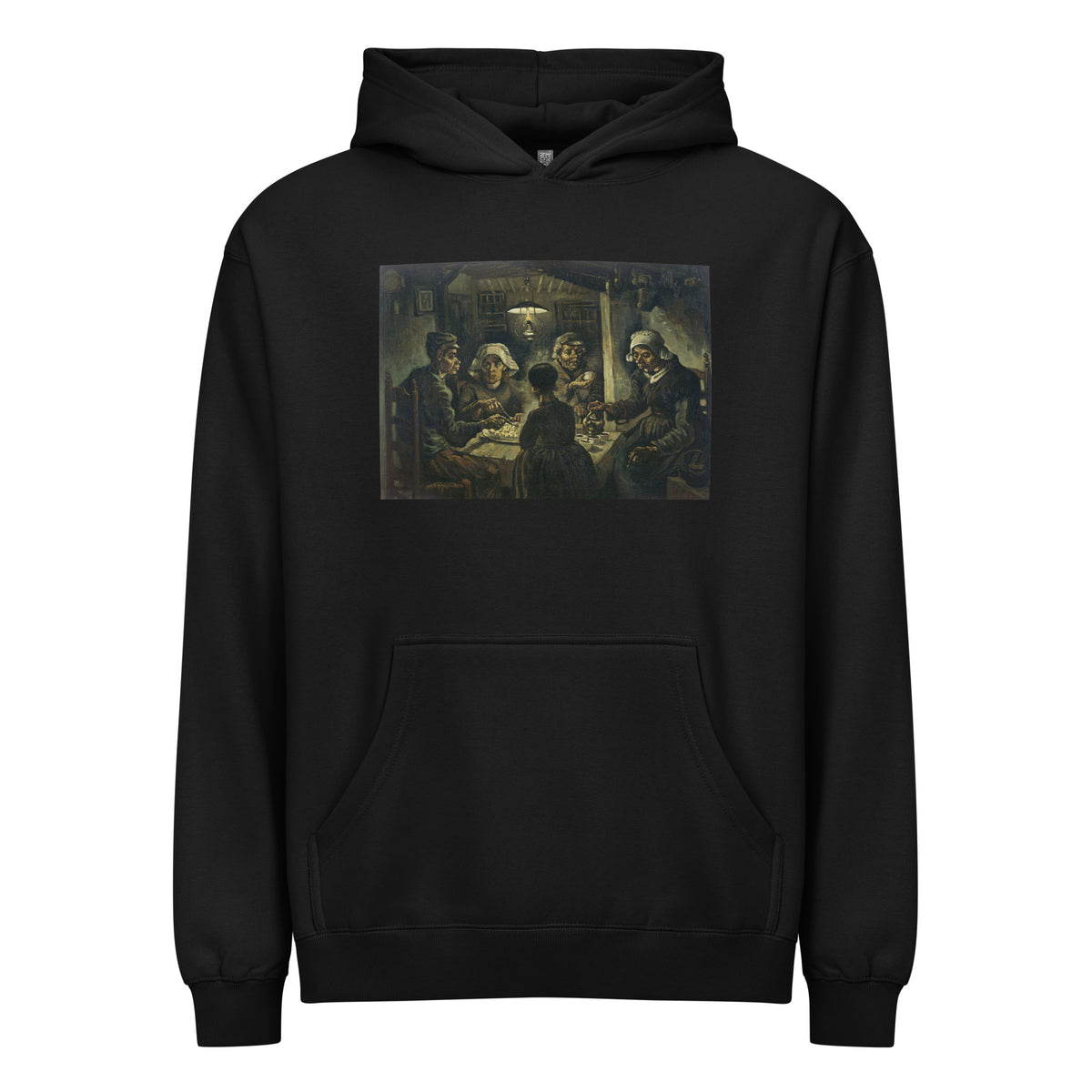 Black Hoodie The Potato Eaters Vincent Van Gogh 1885 Signature