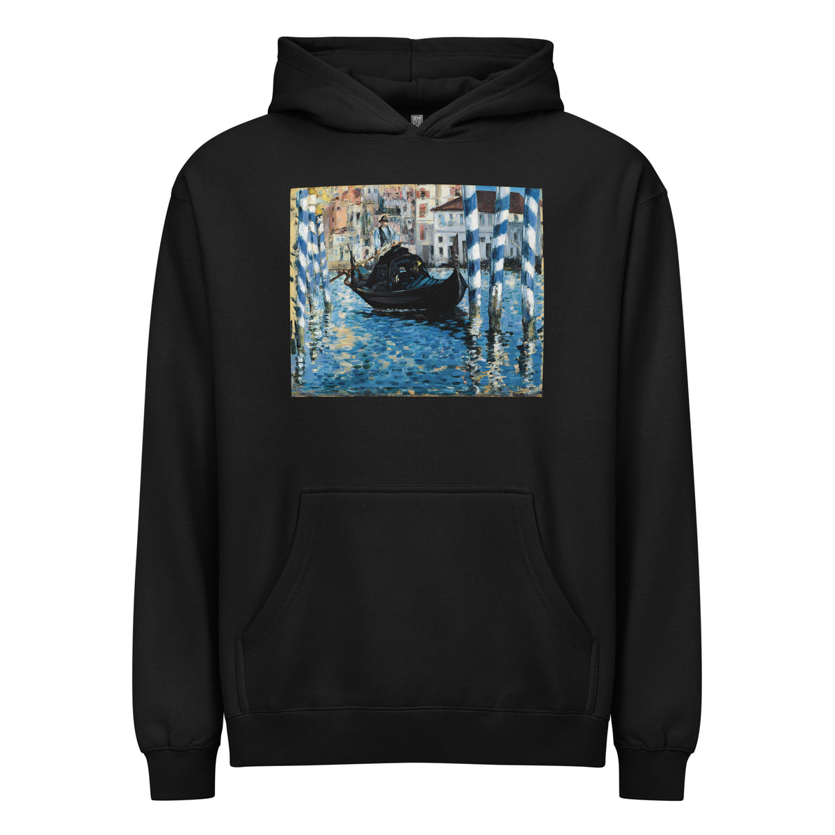 Black Hoodie Blue Venice Edouard Manet 1874 Signature