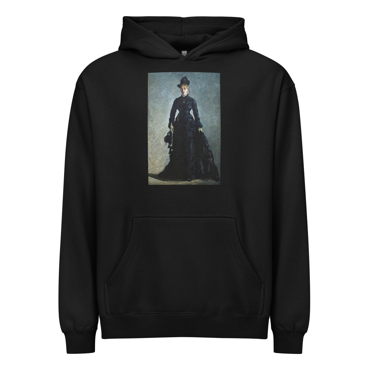 Black Hoodie La Parisienne Signature