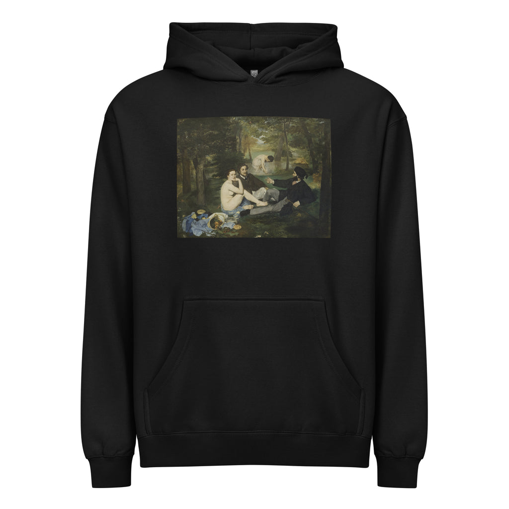 Black Hoodie Luncheon On The Grass Edouard Manet 1863 Signature